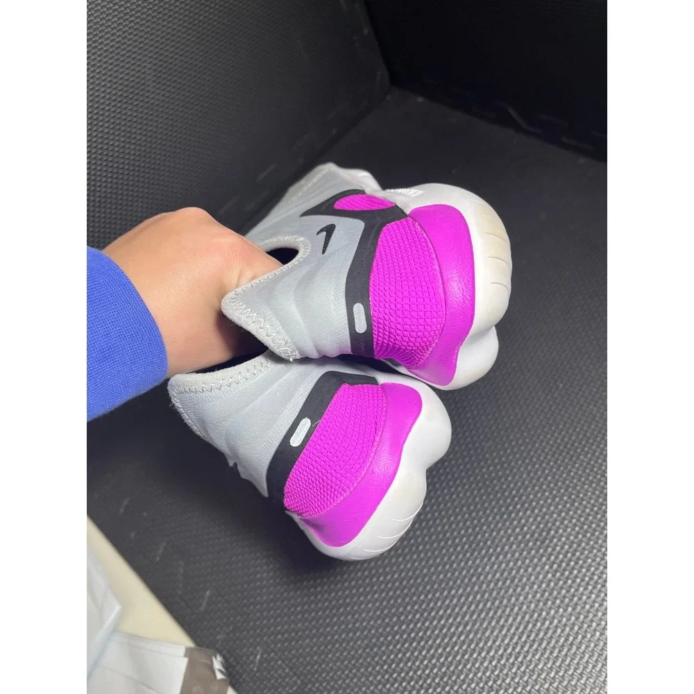 NIKE US10.5‎ 27cm Free Run Flyknit 3.0 Gray/Black/Purple AQ5707-009 FREE RN 13